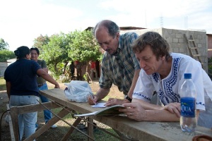 Monic aan het werk in Nicaragua